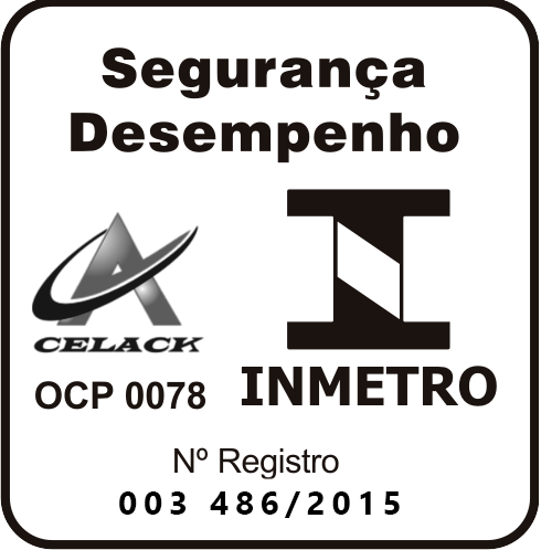 Logotipo do INMETRO da Bateria Cral CLM7D